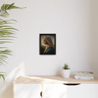 Framed Matte Canvas: Serene Madonna Portrait Wall Art